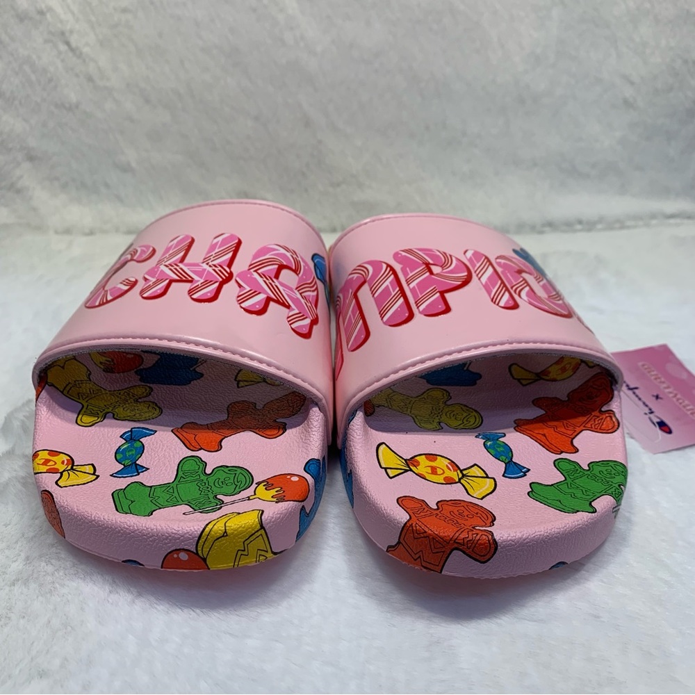 Champion IPO Jelly Candyland Pink Slide sandals Men’s size 11 NWT - Picture 3 of 12